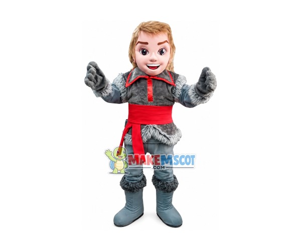 Kristoff Boy Mascot Costume Kristoff Boy Mascot Costume