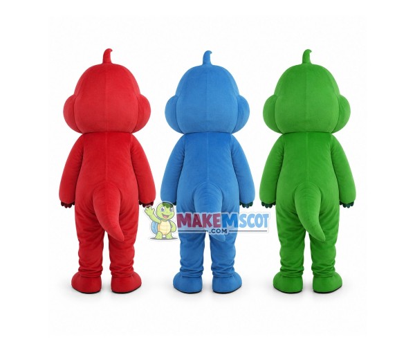 Cartoon Green Dinosaur Mascot Costume Cartoon Green Dinosaur Mascot Costume