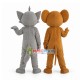Jerry Mouse & Tom Cat Costume Cartoon Mascot Costume Jerry Mouse & Tom Cat Costume Cartoon Mascot Costume