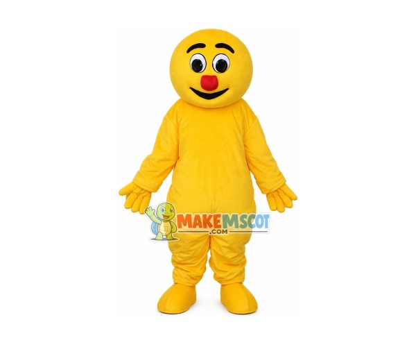 Yellow Monster Mascot Adult Costume Yellow Monster Mascot Adult Costume