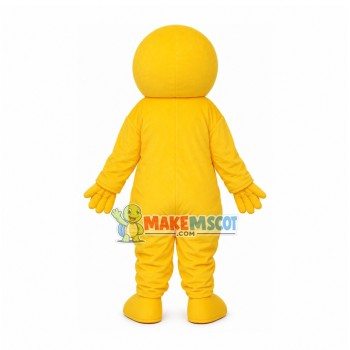 Yellow Monster Mascot Adult Costume Yellow Monster Mascot Adult Costume