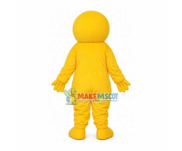 Yellow Monster Mascot Adult Costume Yellow Monster Mascot Adult Costume
