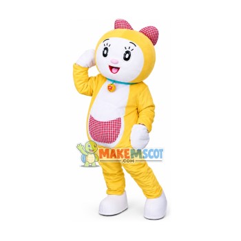 Doraemon Sister Mascot Costume Doraemon Sister Mascot Costume