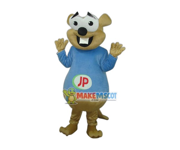 Big Teeth Bear Adult Mascot Costume Big Teeth Bear Adult Mascot Costume