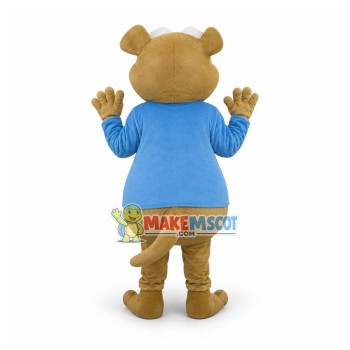Big Teeth Bear Adult Mascot Costume Big Teeth Bear Adult Mascot Costume