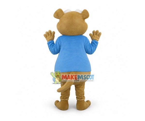 Big Teeth Bear Adult Mascot Costume Big Teeth Bear Adult Mascot Costume