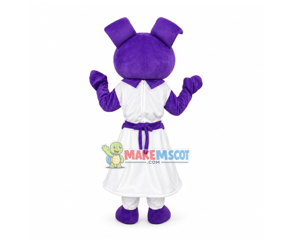 PurpleGirl Adult Mascot Costume PurpleGirl Adult Mascot Costume