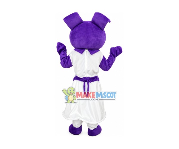 PurpleGirl Adult Mascot Costume PurpleGirl Adult Mascot Costume