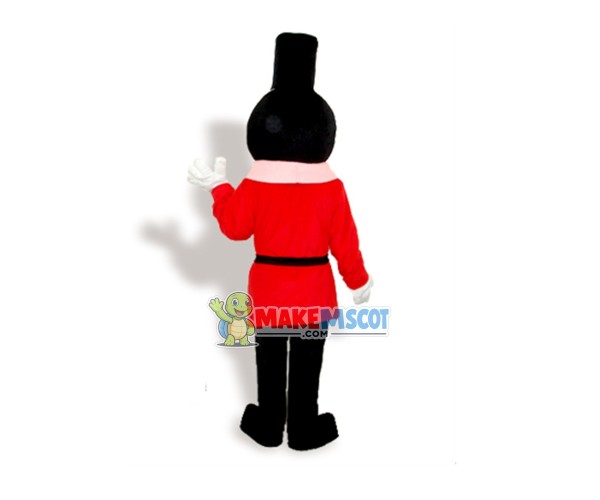 Royal Soldier Adult Mascot Costume Royal Soldier Adult Mascot Costume