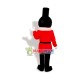 Royal Soldier Adult Mascot Costume