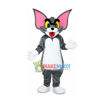 Big Ear Tom Cat Adult Mascot Costume