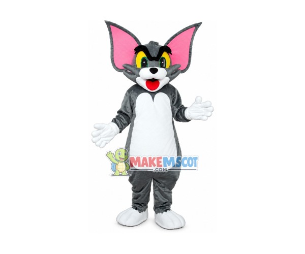 Big Ear Tom Cat Adult Mascot Costume