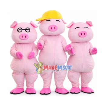 Pig Mascot Costume Mcdull Custom Fancy Costume Free Shipping