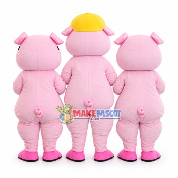 Pig Mascot Costume Mcdull Custom Fancy Costume Free Shipping