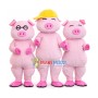 Pig Mascot Costume Mcdull Custom Fancy Costume Free Shipping