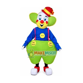 Cartoon Clown Mascot Costume Cartoon Clown Mascot Costume