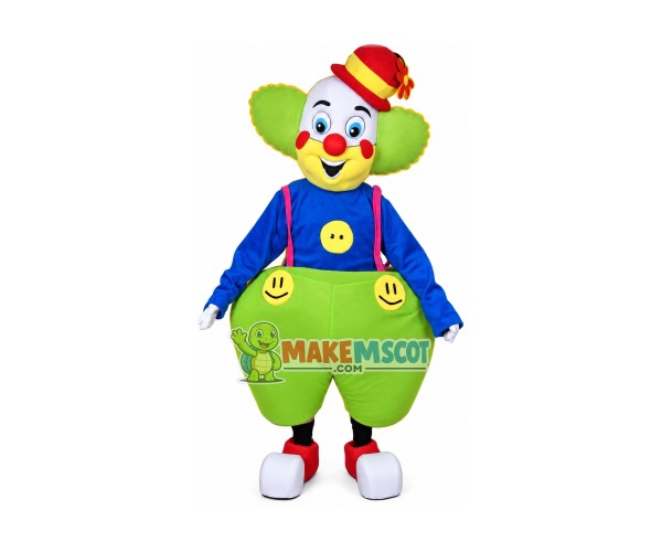 Cartoon Clown Mascot Costume