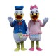Adult One Pair of Donald Duck and Daisy Mascot Costumes Adult One Pair of Donald Duck and Daisy Mascot Costumes