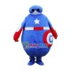 Captain America superman Baymax Mascot Costume Captain America superman Baymax Mascot Costume