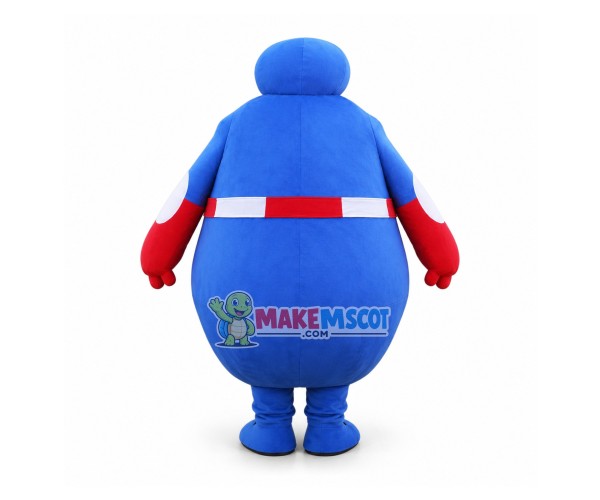 Captain America superman Baymax Mascot Costume Captain America superman Baymax Mascot Costume