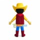 Red Clothes Cowboy Woody Mascot Costume Red Clothes Cowboy Woody Mascot Costume