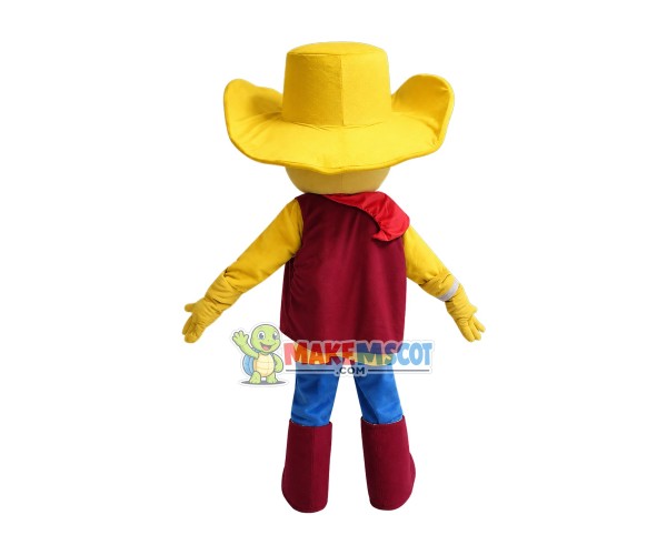 Red Clothes Cowboy Woody Mascot Costume Red Clothes Cowboy Woody Mascot Costume