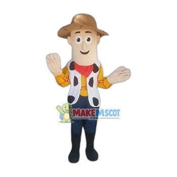 High Quality Cowboy Woody Mascot Costume