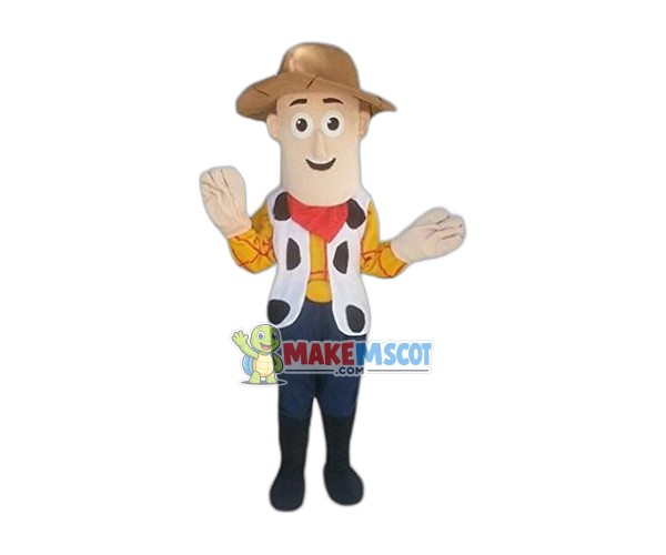 High Quality Cowboy Woody Mascot Costume High Quality Cowboy Woody Mascot Costume