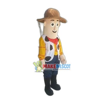 High Quality Cowboy Woody Mascot Costume High Quality Cowboy Woody Mascot Costume
