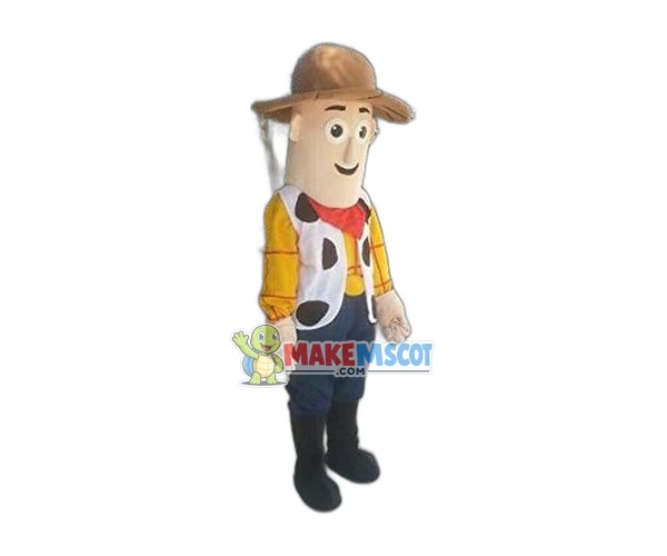 High Quality Cowboy Woody Mascot Costume High Quality Cowboy Woody Mascot Costume