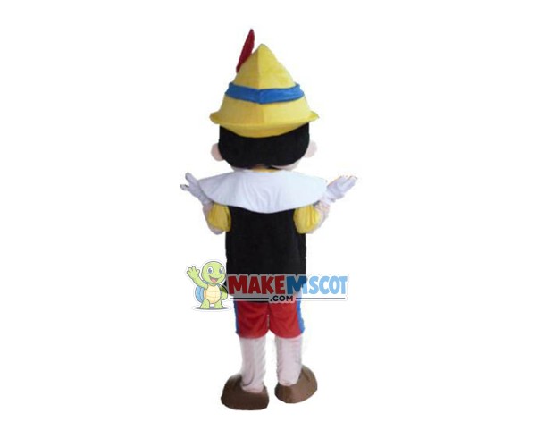 Pinocchio Mascot Costume Adult Halloween Cartoon Mascot Pinocchio Mascot Costume Adult Halloween Cartoon Mascot