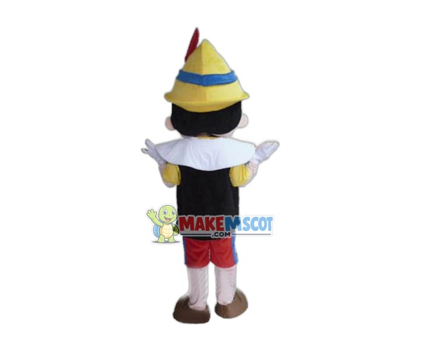 Pinocchio Mascot Costume Adult Halloween Cartoon Mascot Pinocchio Mascot Costume Adult Halloween Cartoon Mascot