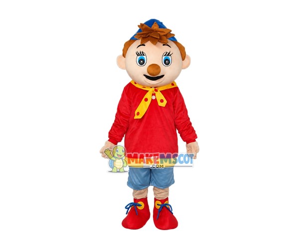 Pinocchio Cartoon Mascot Costume Pinocchio Cartoon Mascot Costume
