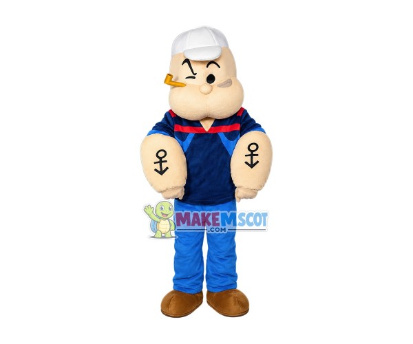 High Quality Popeye Mascot Costume High Quality Popeye Mascot Costume
