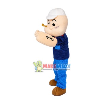 High Quality Popeye Mascot Costume