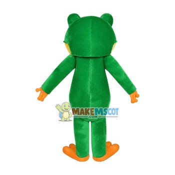 Frog New Professional Green Frog Adult Mascot Costume