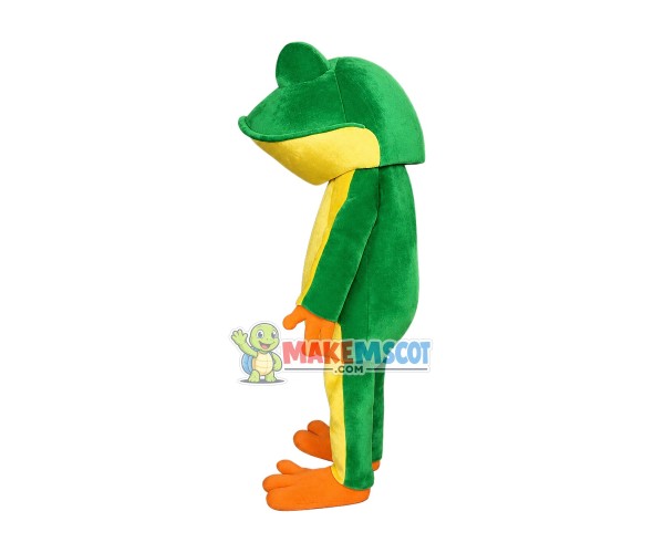 Frog New Professional Green Frog Adult Mascot Costume Frog New Professional Green Frog Adult Mascot Costume