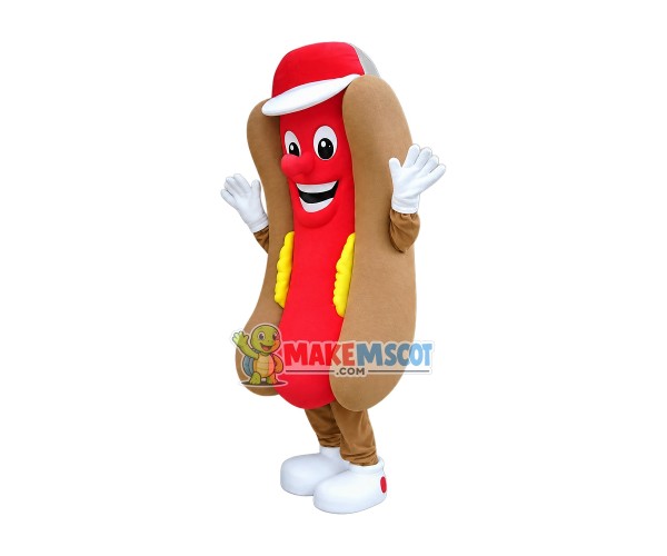 Hot Dog Fast Food Advertising Restaurant Mascot Costume Hot Dog Fast Food Advertising Restaurant Mascot Costume