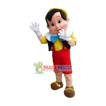 Pinocchio Mascot Costume Pinocchio Mascot Costume
