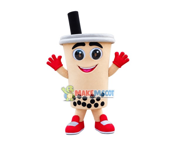 Milk Tea Mascot Costume Milk Tea Mascot Costume