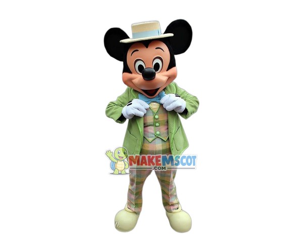 Superb Handsome Mickey Mascot Costume Superb Handsome Mickey Mascot Costume