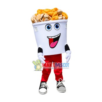 Superb Popcorn Mascot Costume Superb Popcorn Mascot Costume