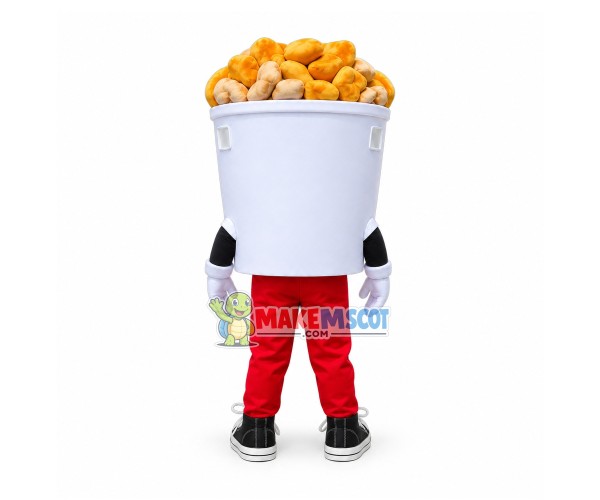 Superb Popcorn Mascot Costume Superb Popcorn Mascot Costume