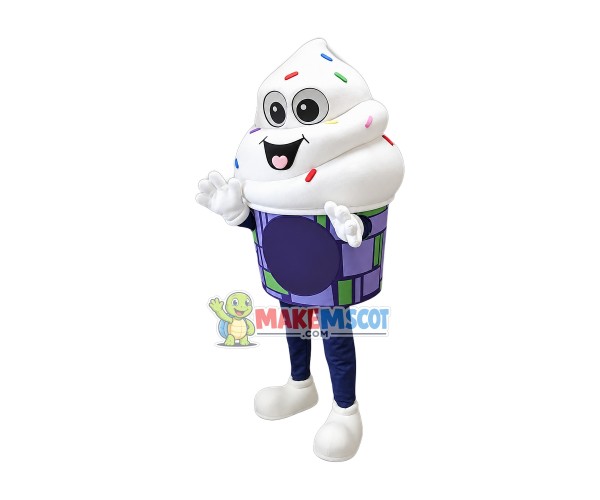 Superb Ice Cream Mascot Costume Superb Ice Cream Mascot Costume