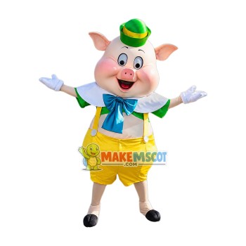 Fiddler Pig Mascot Costume Fiddler Pig Mascot Costume