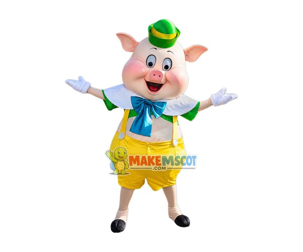 Fiddler Pig Mascot Costume Fiddler Pig Mascot Costume