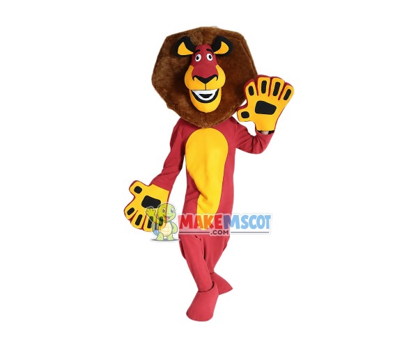 Affordable Alex the Lion Mascot Costume