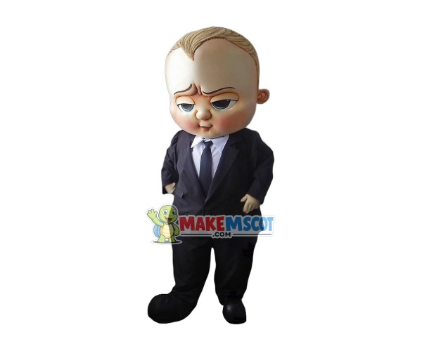 Realistic Boss Baby Mascot Costume Realistic Boss Baby Mascot Costume