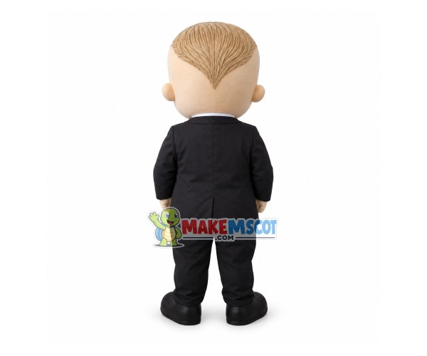 Realistic Boss Baby Mascot Costume Realistic Boss Baby Mascot Costume