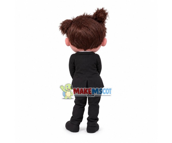 Cute Boss Baby Girl Mascot Costume Cute Boss Baby Girl Mascot Costume